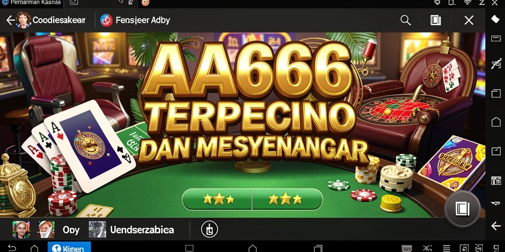 Tampilan gameplay Kasino yang memukau dan interaktif.