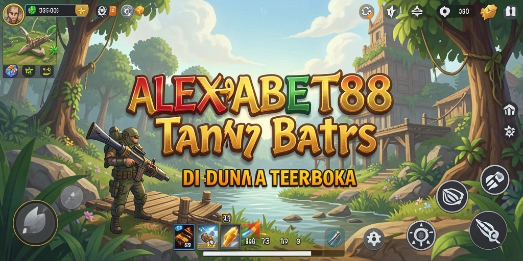Menampilkan gameplay menarik ALEXABET88 dalam dunia terbuka.