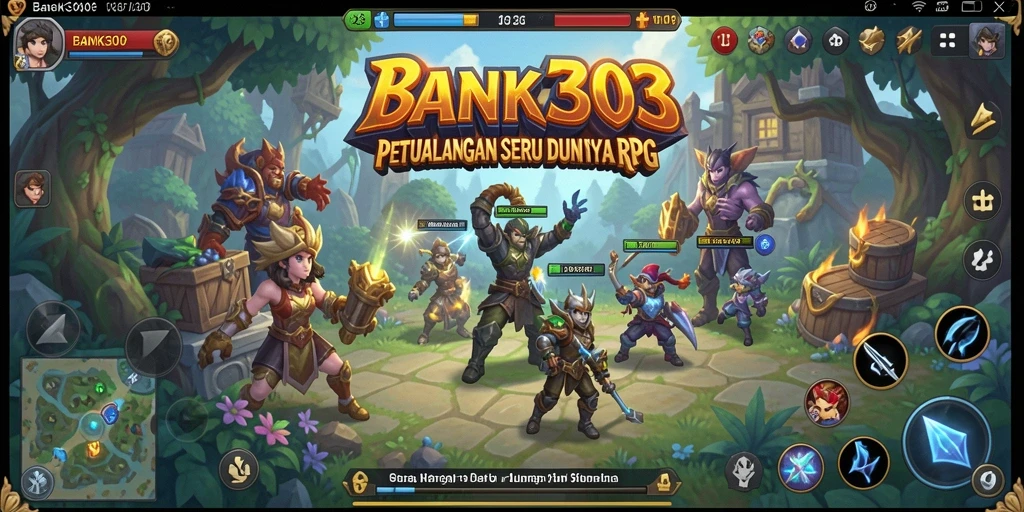 Tampilan gameplay RPG BANK303 yang penuh aksi dan petualangan.