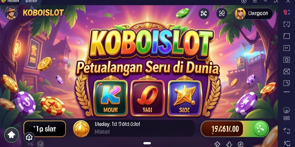 Tampilan gameplay seru dan interaktif dari KOBOISLOT.
