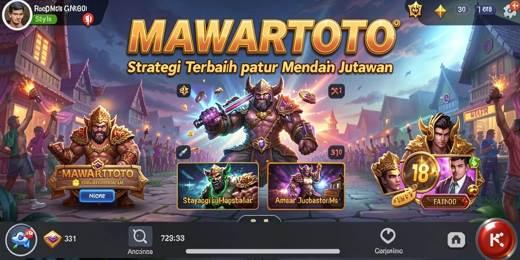 Tampilan gameplay seru di MAWARTOTO dengan strategi yang mendebarkan.