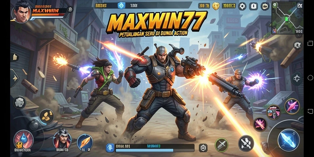 Tangkapan layar utama MAXWIN77 yang menampilkan aksi seru dan grafis menawan.