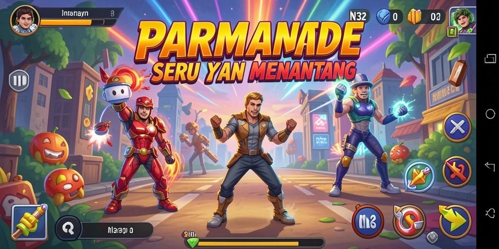 Tampilan gameplay seru dari N32 yang menanti Anda.