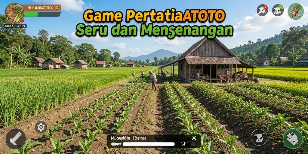 Tangkap momen seru saat bertani di NUSANTARATOTO.