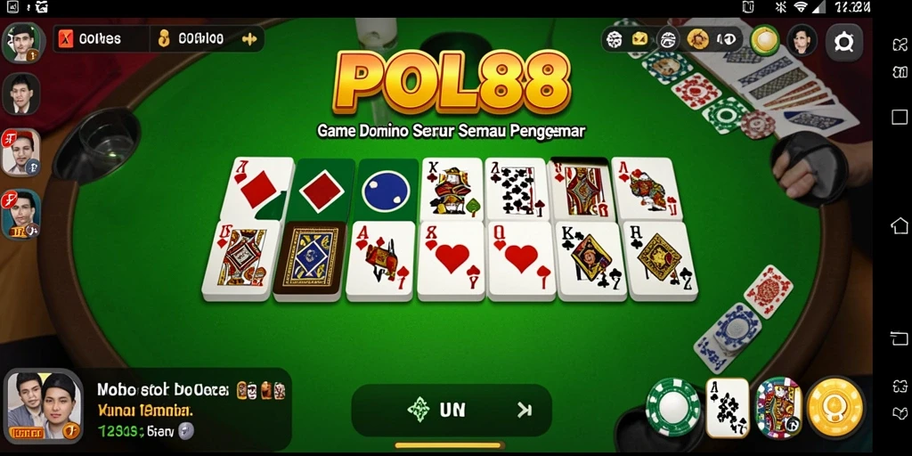 Tangkapan layar gameplay POL88 menunjukkan keseruan bermain Domino.