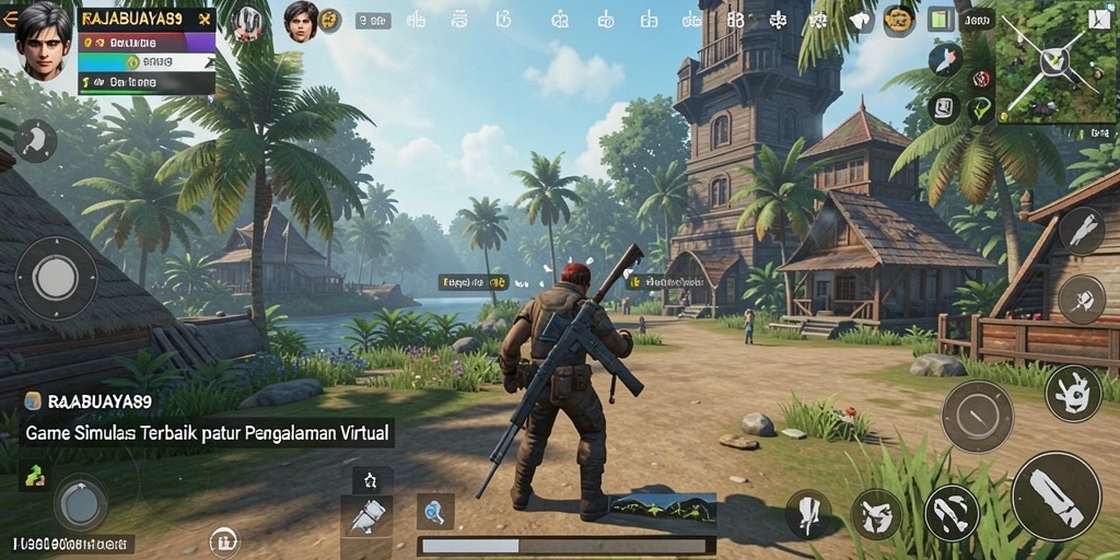 Tampilan gameplay RAJABUAYA89 yang penuh warna dan mendetail.