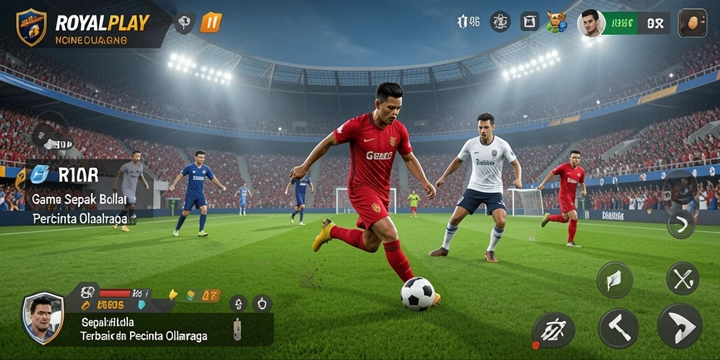 Tampilan gameplay nyata dalam ROYALPLAY yang mengasyikkan.