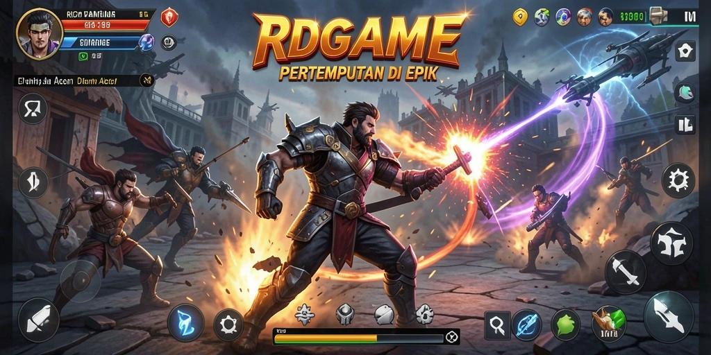 Tampilan gameplay RPGAME yang penuh aksi dan tantangan.