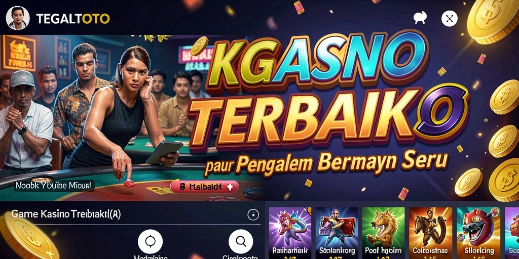Screenshot gameplay TEGALTOTO menunjukkan momen seru di dunia Kasino.